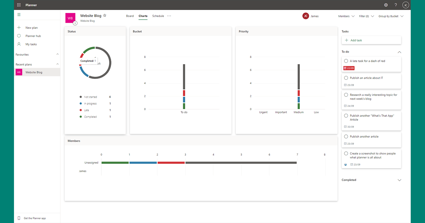 Microsoft Planner.