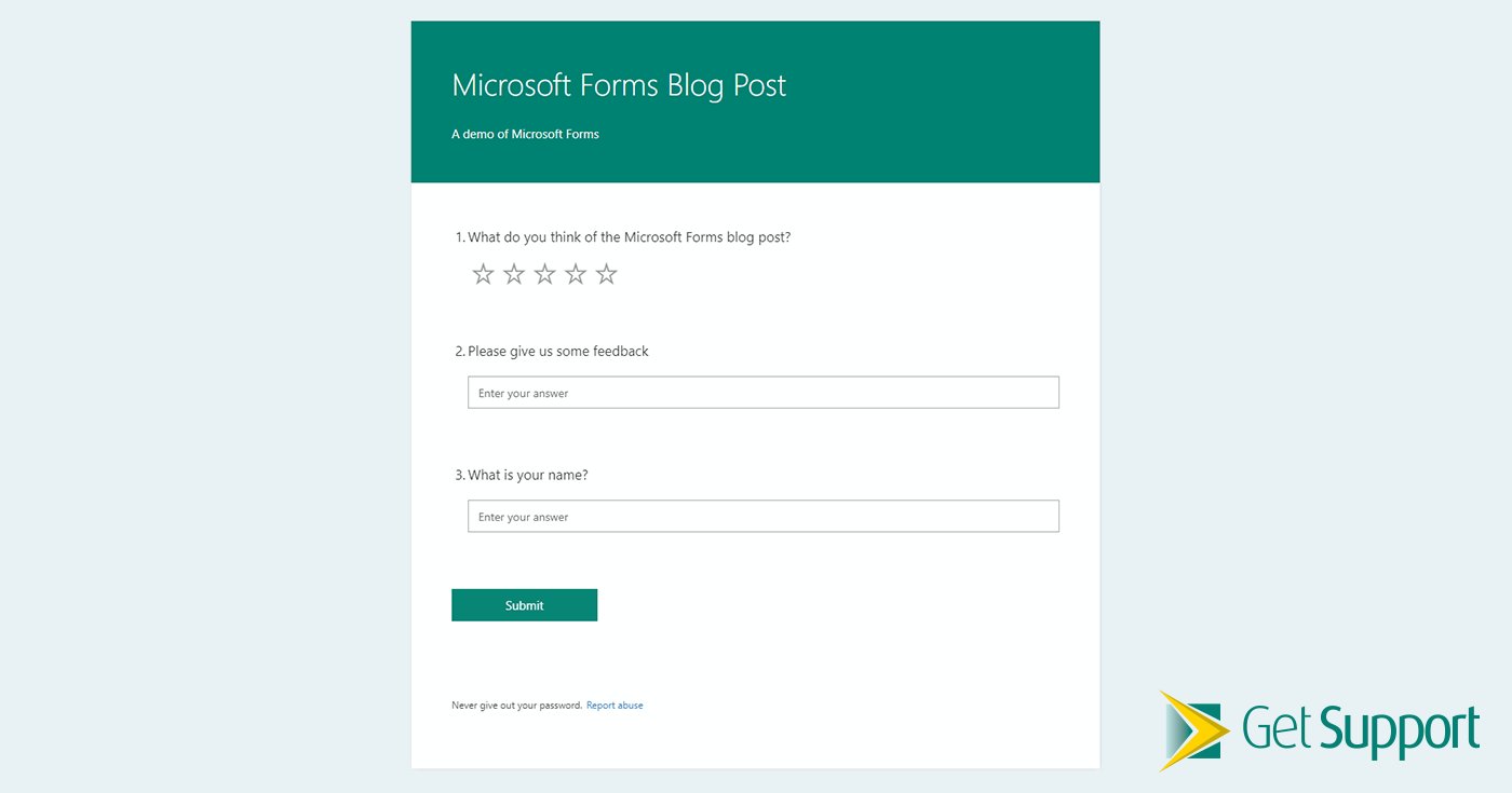 Microsofr forms