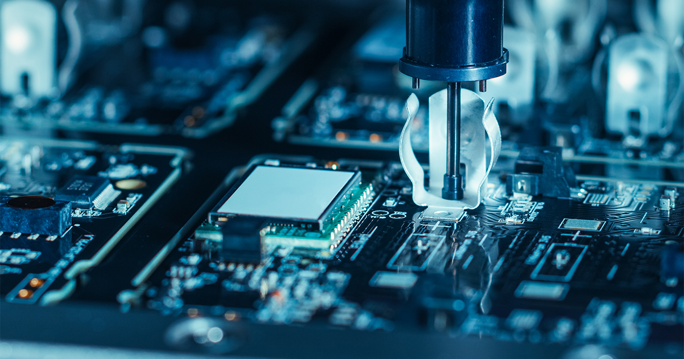 Semiconductors on circuit board