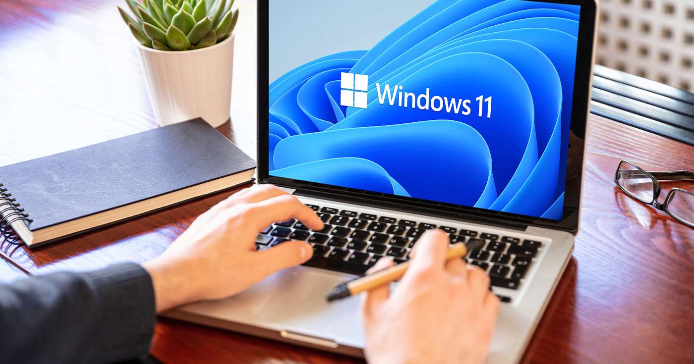 Microsoft Windows 11 on a Laptop